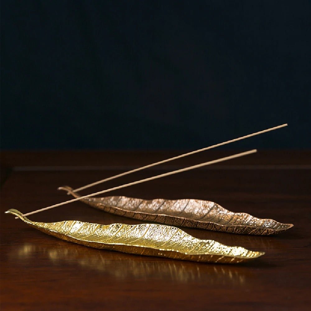 Incense Leaf Shaped Tray Holder