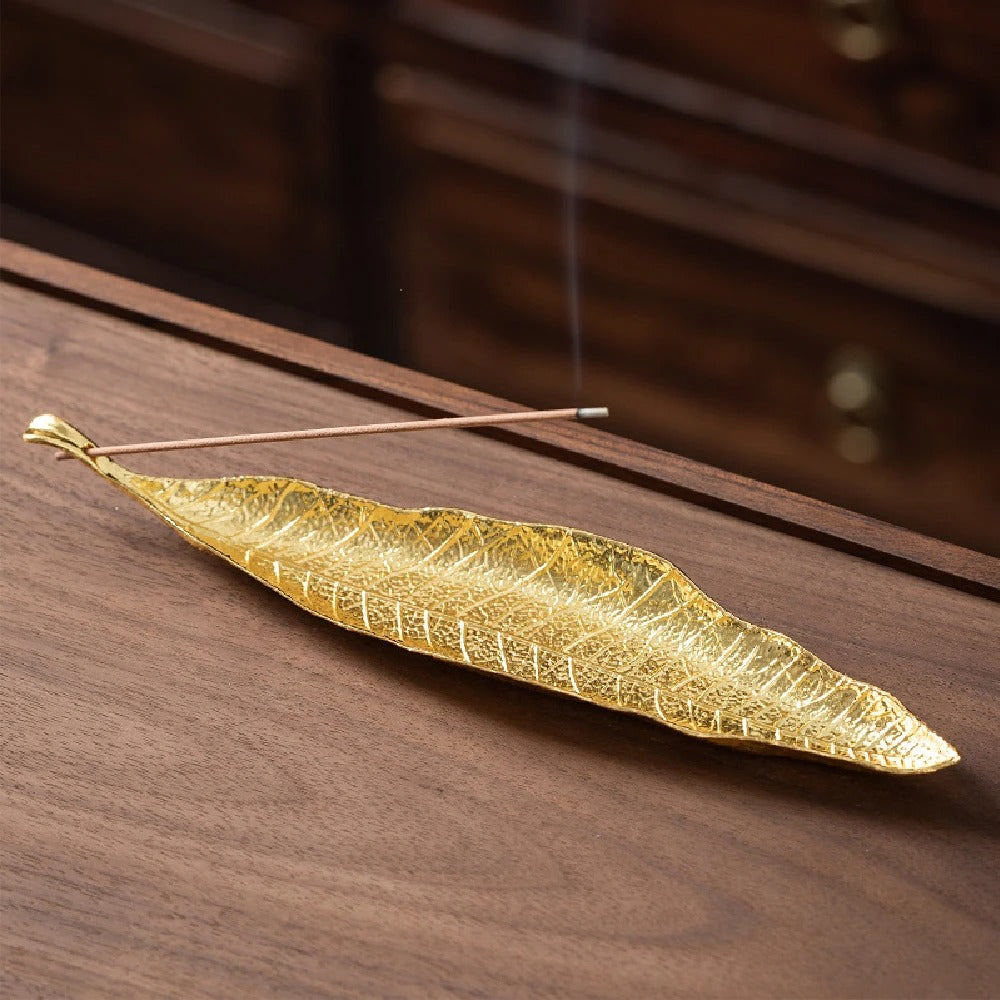 Incense Leaf Shaped Tray Holder