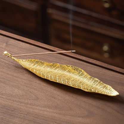 Incense Leaf Shaped Tray Holder