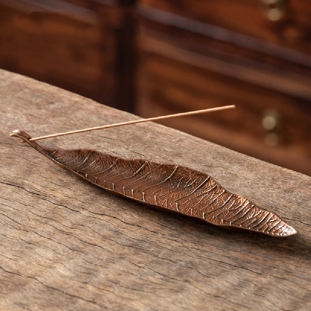 Incense Leaf Shaped Tray Holder